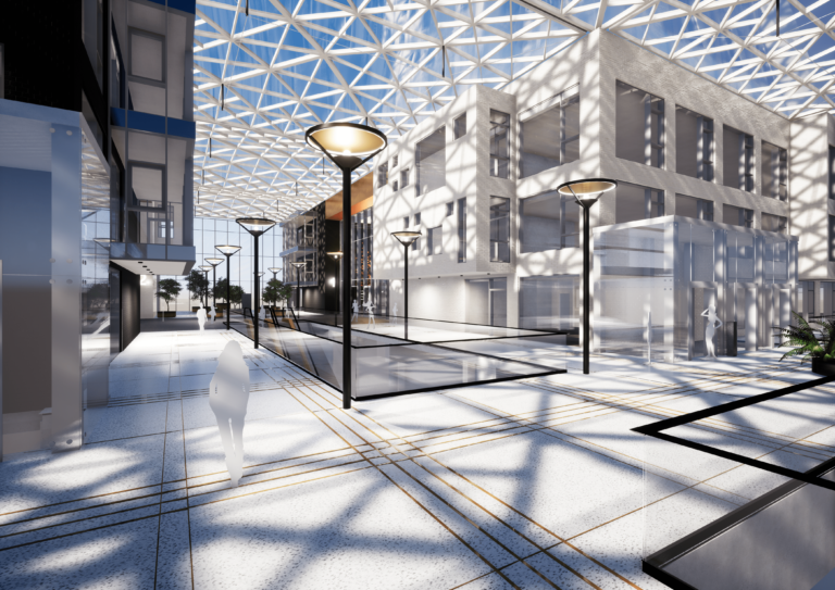 Porto Franco bürookeskuse galeriitänav